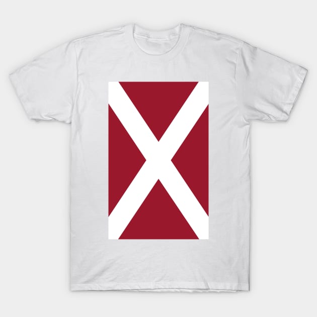 Hearts Scottish Saltire T-Shirt by Culture-Factory